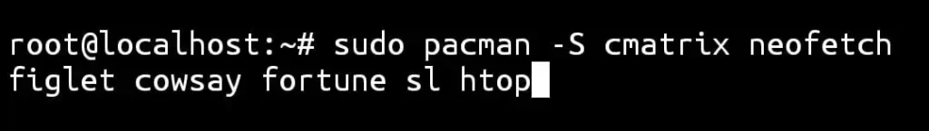 Arch Linux Cool Commands