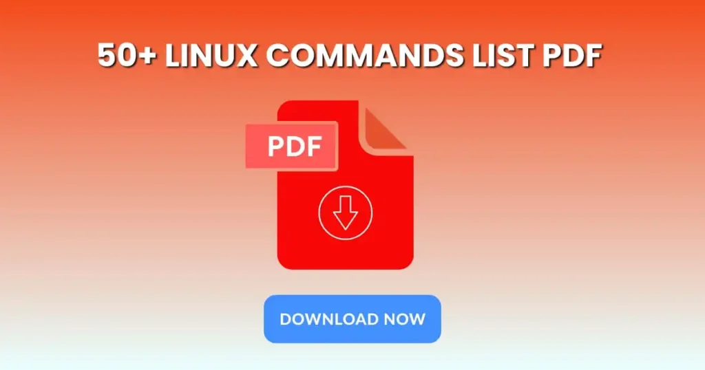 Top 50+ Linux Commands in a PDF file