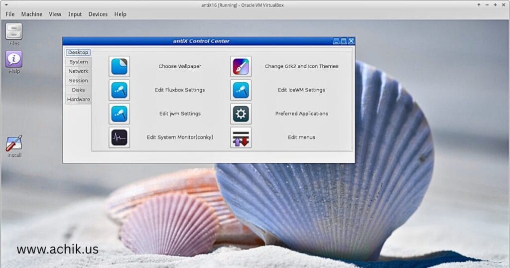 antix-linux-home-screen