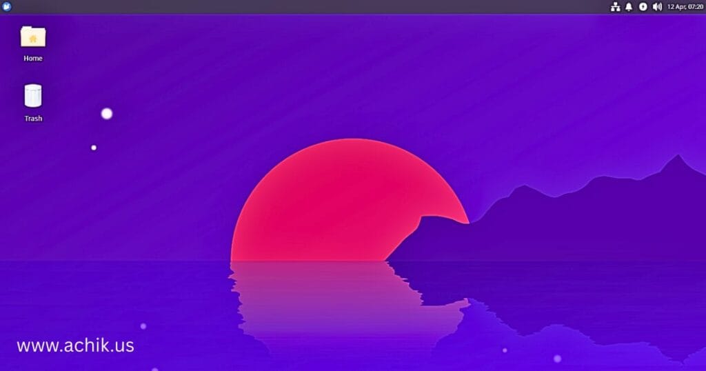 Xubuntu-home-screen