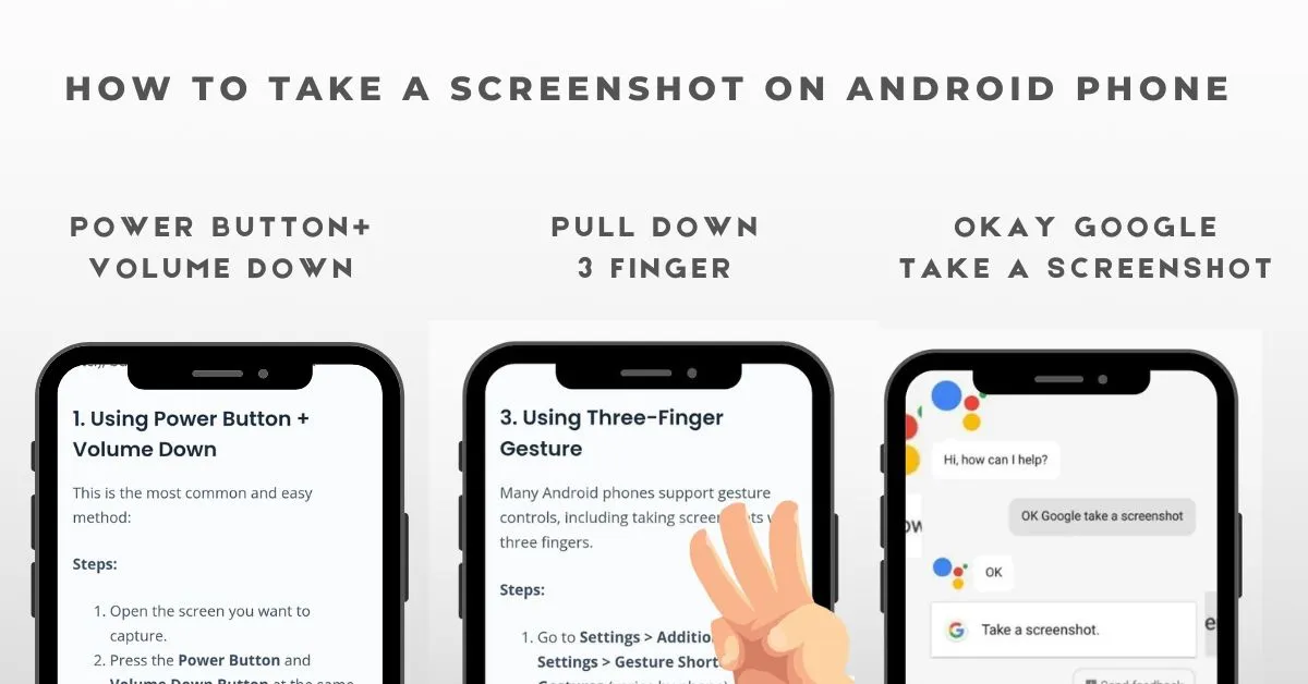 How to take a screenshot on android
