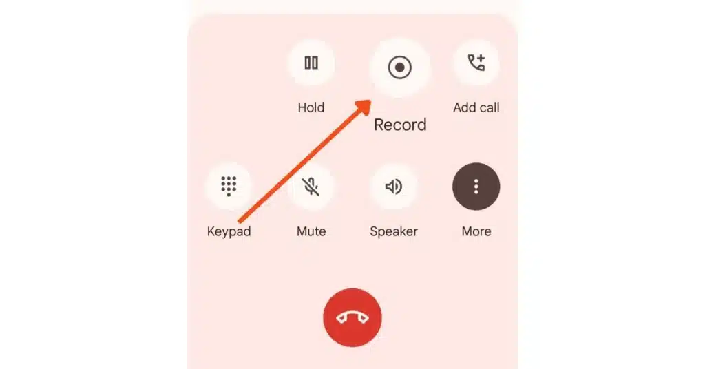 Record call using Google phone