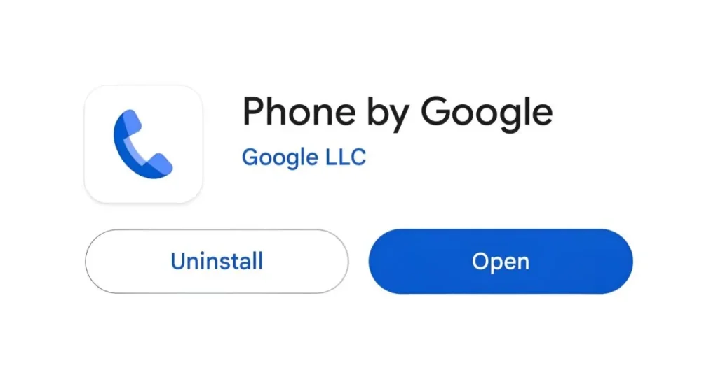Google phone application