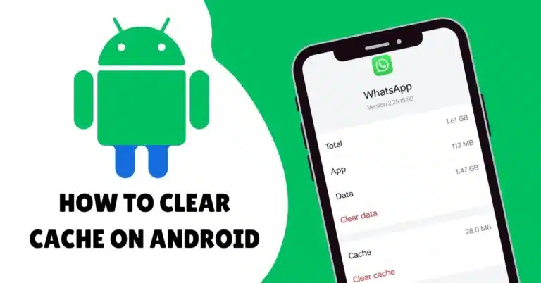 How to clear cache on android