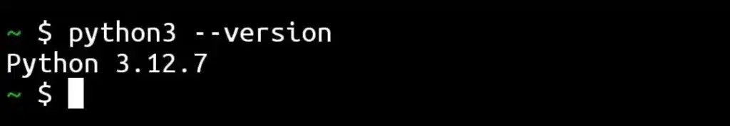 Check Python3 Version