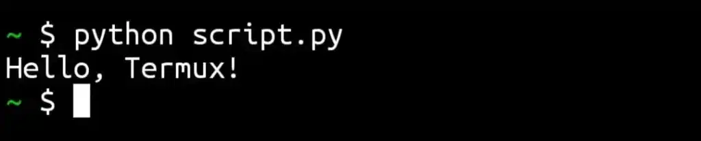 Run python files