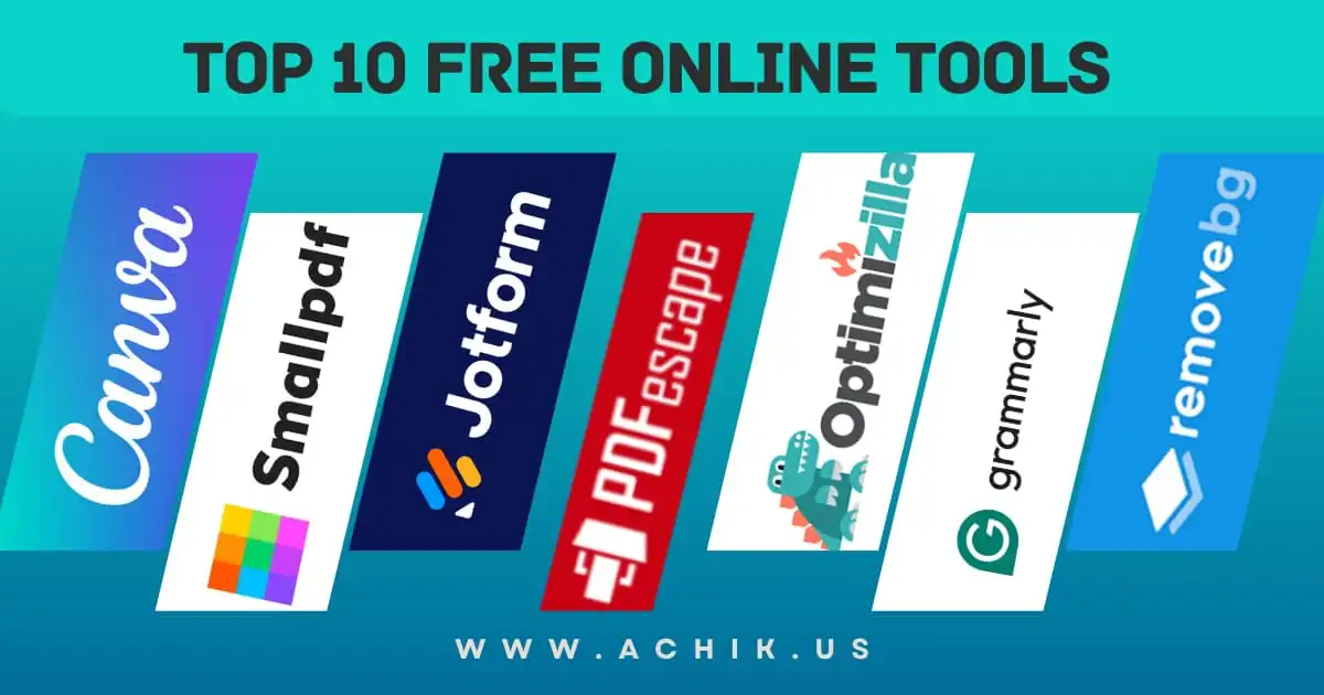 Top 10 free online tools