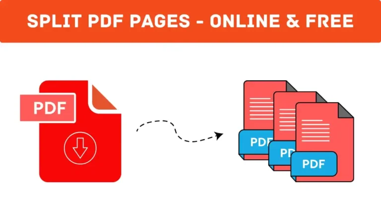 Split PDF pages online for free