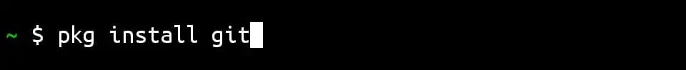 pkg install command in termux