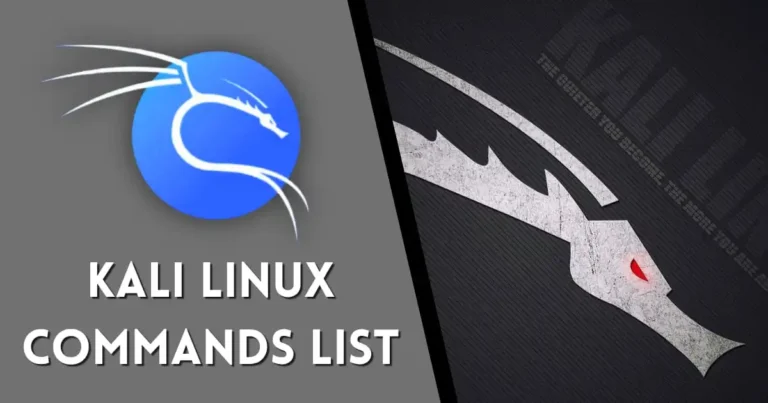 Kali Linux Commands list