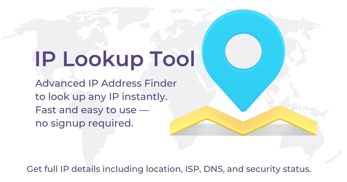 Advanced IP address lookup tool